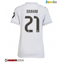 Ženske Nogometnih dresov Real Madrid Brahim Diaz #21 Domači 2025-26 Kratki rokavi